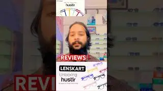 LENSKART HUSTLR REVIEW❗️EYEGLASSES #lenskart #rmoptical #viralvideo #spectacles #shorts #youtube