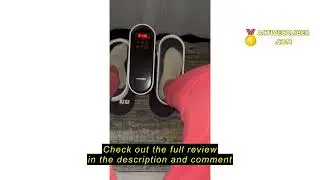 Review HJDFGSS Under Desk Elliptical Machine, Electric Elliptical While Sitting for Seniors with 10