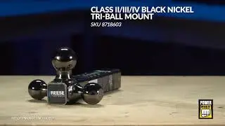 Class II/III/IV Black Nickel Tri-Ball Mount - 8718603