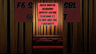 One 2 One Teaching ACCA Digital Academy @Accaskan