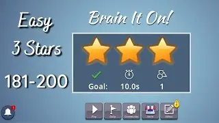 Brain It On! Level 181-200 | Last 20 Levels. #brainiton #braingames #trending #viral #gaming