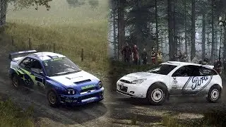 Dirt Rally 2: Ford Focus 2001 vs Subaru Impreza 2001 (Dyffryn Afon)