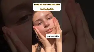 🔥Potato and corn starch Face Mask For Glowing Skin