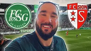KAMPF PUR UM DIE MEISTERRUNDE 🔥 BITTERES ENDE F&Uuml;R FCSG 🙈 FC St. Gallen vs FC Sion | Stadionvlog 🏟⚽️