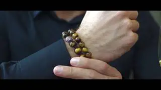 Bracelets Golden Tiger Eye - Tiger Eye Butterfly Extra Gold Bracelet