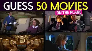 Guess 50 Movies by Characters on the Plane | Movie Quiz Challenge