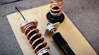 350z BC Racing BR Coilovers with Swift Springs  and Damping Extenders