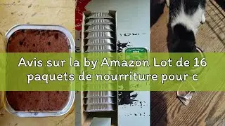 Avis sur la by Amazon Lot de 16 paquets de nourriture pour chat, pâtée au saumon, 100 g
