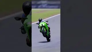 Kawasaki Ninja ZX 10RR super bike super fast rider stunt #266 #kawasakininja #youtubeshorts #shorts