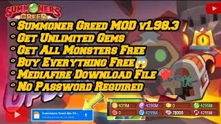 Update Summoner Greed MOD v1.98.3 | Get Unlimited Currency | Get All Monsters And Upgrade