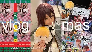 VLOGMAS 2025 🎄: realistic uni days, comic fiesta 2025 haul, christmas gift shopping, chucksmas