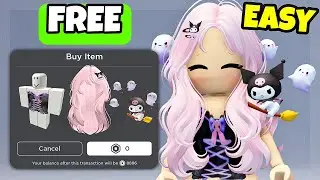 KUROMI FREE HAIR AND ITEMS EASY! ROBLOX