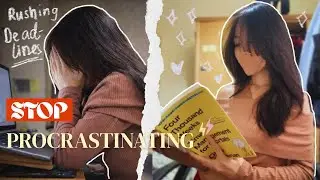 How to STOP PROCRASTINATING without overworking + free template + enjoy life