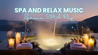 Serene SPA Day | Sunset Lakeside Spa Ambience for Calm & Unwinding | 3 Hours