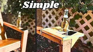Как добавить подстаканники к деревянным стульям сечением 2x4 (бесплатные чертежи)