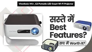 ViewSonic M1+_G2 Portable LED Smart Wi-Fi Projector Review in Hindi | Features