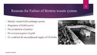 Reasons for failure of BWS and Smithsonian Agreement (1971-1973)