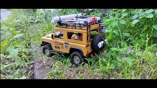 Offroad mobil RC Land Rover D90 MN98 V2 upgrade