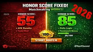 Free Fire HONOR SCORE FIX 2026! ⚡ Matchmaking INSTANTLY Works Again!