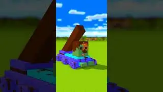Steve-Alex-Tank and Villagers VS Zombie-Tank - Minecraft animation #minecraft #shorts
