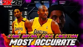 *НОВИНКА* ЛУЧШЕЕ ЛИЦО КОБИ БРАЙАНТА В СТИЛЕ «ЧЕРНАЯ МАМБА» В NBA 2K26 (НАИБОЛЕЕ ТОЧНОЕ)