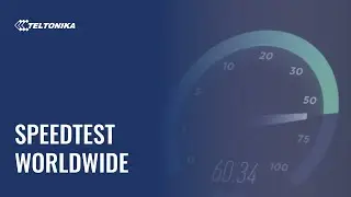 Teltonika Networks Industrial Cellular 4G LTE Routers Speedtest in real-world conditions