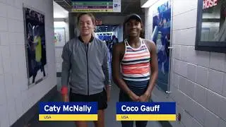 Winner's Walk Presented by Emirates: Caty McNally & Cori Gauff Semifinals