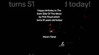 Happy birthday to The Dark Side Of The Moon by Pink Floyd! Here's Time! #pinkfloyd #time #drums