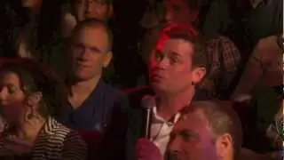Stephen Mulhern asks Lloyd Hollett a question