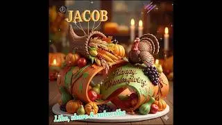 🦃 Festive Cake Design 2025 🎂 | Jacob Thanksgiving Celebration #viral #trending #shorts