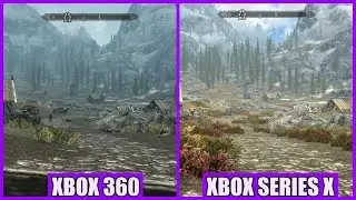 SKYRIM XBOX 360 VS XBOX SERIES X GRAPHICS COMPARISON