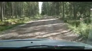 Kai Ahola Peter Flythstr&ouml;m NORF test 2009 Mitsubishi evo