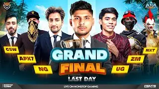 ASIA INVITATIONAL GRAND FINAL LAST DAY 🔥🚀 NG vs NXT vs APEX 7, UG ZM XT #nonstopgaming #freefirelive