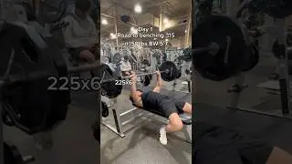 315 bench PR ‼️@150 BW #workout #motivation #bodytransform #diet #gymtransformation