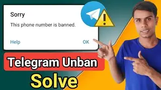 Telegram number banned solution || This Phone Number is Banned Telegram | Hi Task 