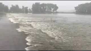 Flooding in Madison, SD. September 11, 2019