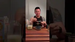 Make a Banana Matcha Smoothie with me!🥤