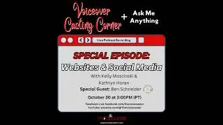 Voiceover Actor Websites & Social Media - VCC Ep 12