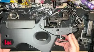 HK SL8 Part 5 - Sear, Bolt catch & Trigger, spring disassemble/assemble pack Heckler Koch G36 how to