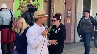 Haitian Initiated Cajun Vodou Priest Houngan Jesse speaks about Cajun French at VOODOOFEST 2019