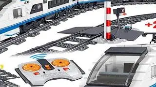 941pcs City Electric Harmony Rail Remote Control Building Blocks High-speed Rail Train Track RC Car