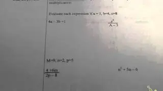 Variables and Expressions Notes