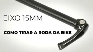 Como tirar a roda dianteira da oggi 7.4 e da agile carbono? Eixo 15mm.