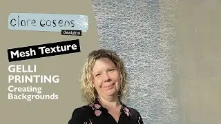Check out the highly requested Gelli printing video featuring mesh texture