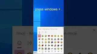 how to open emoji panel in windows  11/10