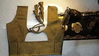 Designer blouse back neck design || cutting and stitching back neck blouse design || blouse design.