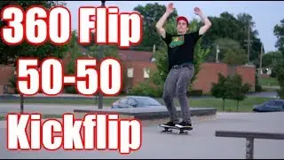 360 Flip 50-50 Kickflip Out!!!