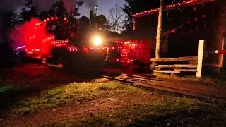 Hillcrest #1 Shay Steam Locomotive: Long Uphill on Christmas Express