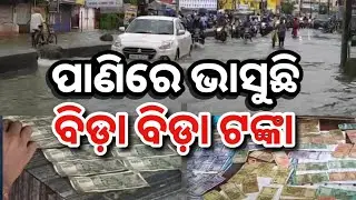ପାଣିରେ ଭାସୁଛି ବିଡ଼ା ବିଡ଼ା ଟଙ୍କା ||  BUNDLES OF MONEY ARE FLOATING IN THE WATER