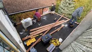 [Time-lapse] Rooftop Deck - 3 Days in 2 mins